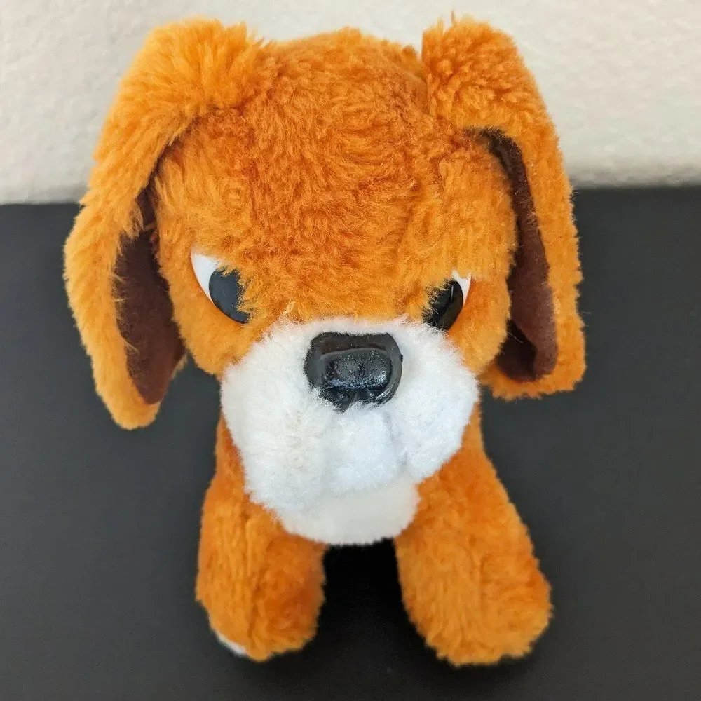 House of Lloyd, Inc Puppy Dog Plush - Floppy Ears - Orange - Made in Taiwan